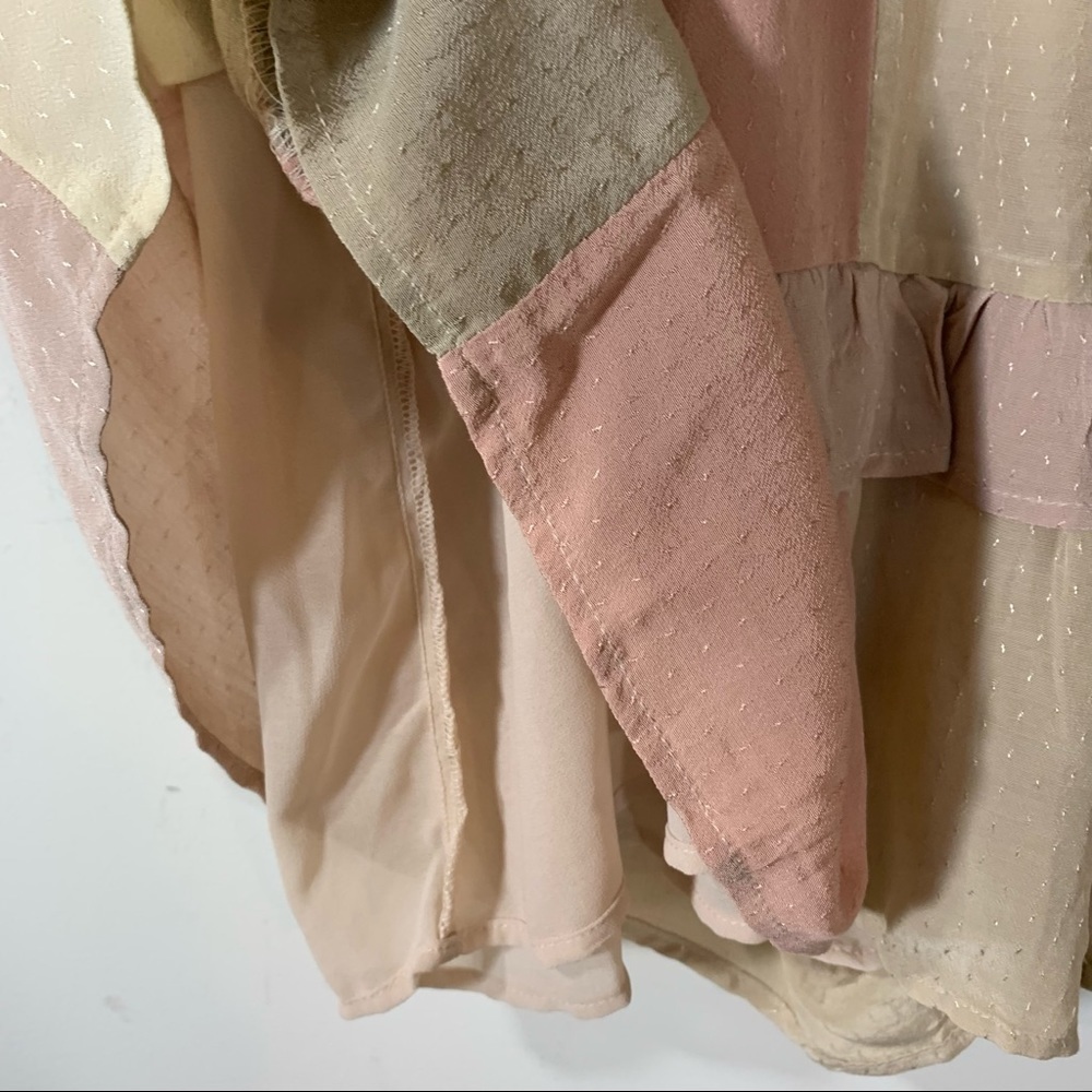 2/$35 Storia Pastel Striped Ruffle Trimmed Romper - Picture 5 of 11